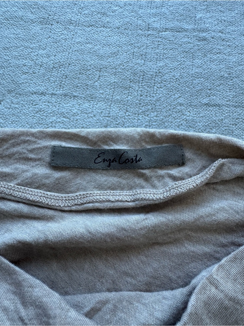 Enza Costa Cashmere Boat Neck Sweater Top - Picture 3 of 5